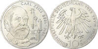 Bundesrepublik Deutschland 10 Mark Stuttgart, Silber, VZ, KM:169 -