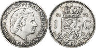 Niederlande Gulden Juliana, Silber, SS, KM:184 -