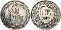 Schweiz Franc Bern, Silber, SS, KM:24 -