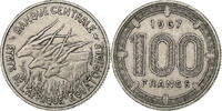 Äquatorial Afrikanische Staaten 100 Francs Paris, Nickel, SS, KM:5 -