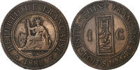 French Indochina Cent French Indo-China, Paris, Bronze, SS, Lecompte:40, KM:1 -