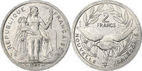 Neukaledonien 2 Francs Paris, Aluminium, SS+, Lecompte:65, KM:14 -