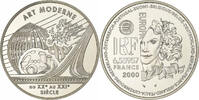 Frankreich 6.55957 Francs Europa, Paris, Silber, STGL, KM:1225 -