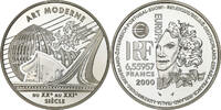 Frankreich 6.55957 Francs Art Moderne, Paris, Silber, STGL, KM:1228 -