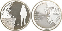 Frankreich 10 Euro L'Etranger, Albert Camus, Paris, Silber, UNZ -