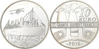 Frankreich 10 Euro Ile de France, PP, Paris, Silber, UNZ -