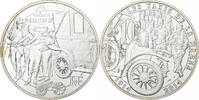 Frankreich 10 Euro Les Taxis de la Marre, PP, Paris, Silber, UNZ -