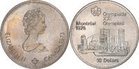 Kanada 10 Dollars Elizabeth II, 1976 Montreal Olympics, Royal Canadian -
