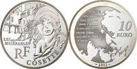 Frankreich 10 Euro Cosette, Paris, Silber, UNZ, KM:1827 -