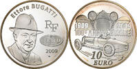 Frankreich 10 Euro Ettore Bugatti, Paris, Silber, UNZ, KM:1606 -
