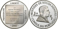 Frankreich 1-1/2 Euro Aristides de Sousa Mendes, Paris, Silber, UNZ -