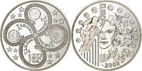 Frankreich 1-1/2 Euro Europa, Paris, Silber, UNZ, KM:1338 -