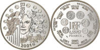 Frankreich 6.55957 Francs Europa, Paris, Silber, UNZ, KM:1265.2 -