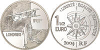 Frankreich 1-1/2 Euro Londres, PP, Paris, Silber, UNZ -