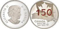 Kanada Dollar Elizabeth II, 150ans de l'Indépendance du Canada (1867-2017) -
