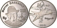 Frankreich 10 Euro Marcel Dassault, Paris, Nickel-Copper, UNZ, KM:1691 -
