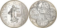 Frankreich 10 Euro Le Franc à cheval, PP, Paris, Silber, UNZ -