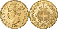 Italien 20 Lire Umberto I, Rome, Gold, VZ, KM:21 -
