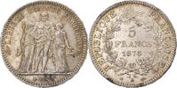Frankreich 5 Francs Hercule, Paris, Silber, SS+, Gadoury:745a, KM:820.1 -