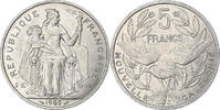 Neukaledonien 5 Francs Paris, Aluminium, VZ, Lecompte:75, KM:16 -