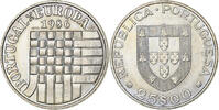 Portugal 25 Escudos Kupfer-Nickel, VZ, KM:635 -