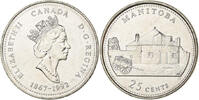 Kanada 25 Cents Elizabeth II, Royal Canadian Mint, Nickel, VZ, KM:214 -