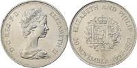 Großbritannien 25 New Pence Elizabeth II, Kupfer-Nickel, SS+, KM:917 -