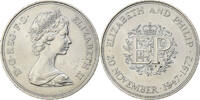Großbritannien 25 New Pence Elizabeth II, Kupfer-Nickel, VZ, KM:917 -