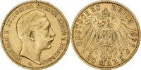 Kingdom of Prussia 20 Mark PRUSSIA, Wilhelm II, Berlin, Gold, SS, KM:521 -