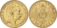 Kingdom of Prussia 20 Mark PRUSSIA, Wilhelm II, Berlin, Gold, SS+ -