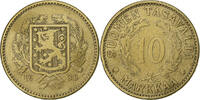 Finnland 10 Markkaa Aluminum-Bronze, S+, KM:32a -