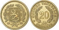 Finnland 20 Markkaa Aluminum-Bronze, SS+, KM:32 -