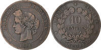 10 Centimes 1896 A Frankreich Cérès, Paris, Torche, Bronze, S+, Gadoury:265a S+