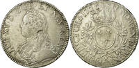 Frankreich Ecu aux branches d'olivier Louis XV, Paris, Silber, SS -