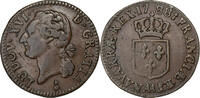Frankreich 1/2 Sol Louis XVI, 1/2 Sol ou 1/2 sou, Metz, Rare, Kupfer -