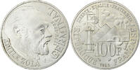 Frankreich 100 Francs Germinal, Paris, Silber, VZ, Gadoury:900, KM:957 -