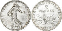 Frankreich 2 Francs Semeuse, Paris, Silber, SS+, Gadoury:532, KM:845.1 -