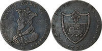 Großbritannien Halfpenny Token Lancaster, Kupfer, S -