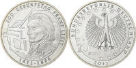 Deutschland 10 Euro PP, Karlsruhe, Silber, STGL, KM:295 -
