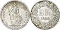 Schweiz 2 Francs Bern, Silber, SS+, KM:21 -