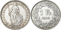 Schweiz Franc Bern, Silber, SS+, KM:24 -
