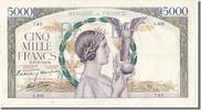 Frankreich 5000 Francs Geldschein, 5 000 F 1934-1944 ''Victoire'' -