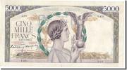 Frankreich 5000 Francs Geldschein, 5 000 F 1934-1944 ''Victoire'' -