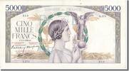 Frankreich 5000 Francs Geldschein, 5 000 F 1934-1944 ''Victoire'' -