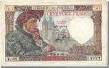 Frankreich 50 Francs Geldschein, 50 F 1940-1942 ''Jacques Coeur'' -