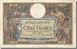 Frankreich 100 Francs Geldschein, 100 F 1908-1939 ''Luc Olivier Merson'' -
