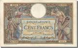 Frankreich 100 Francs Geldschein, 100 F 1908-1939 ''Luc Olivier Merson'' -