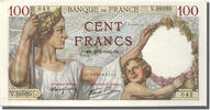 Frankreich 100 Francs Geldschein, 100 F 1939-1942 ''Sully'', 1942-01-29 -