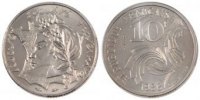 Frankreich 10 Francs Münze, STGL, Nickel, KM:E132, Gadoury:824 -