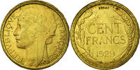 Frankreich 100 Francs Münze, STGL, Bronze-Aluminium, Gadoury:1144 -